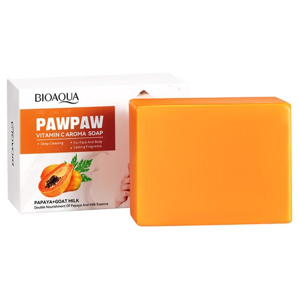 Bioaqua Paw Paw Vitamin C Papaya Soap (100gm)