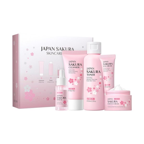 Laikou Japan Sakura Skincare Set - 6pcs