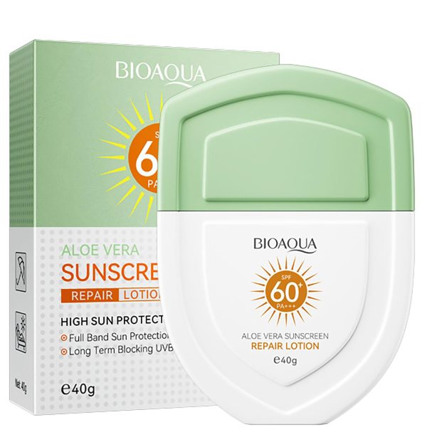 Bioaqua Aloe Vera Sunscreen Spf60+ Pa+++ (40gm)