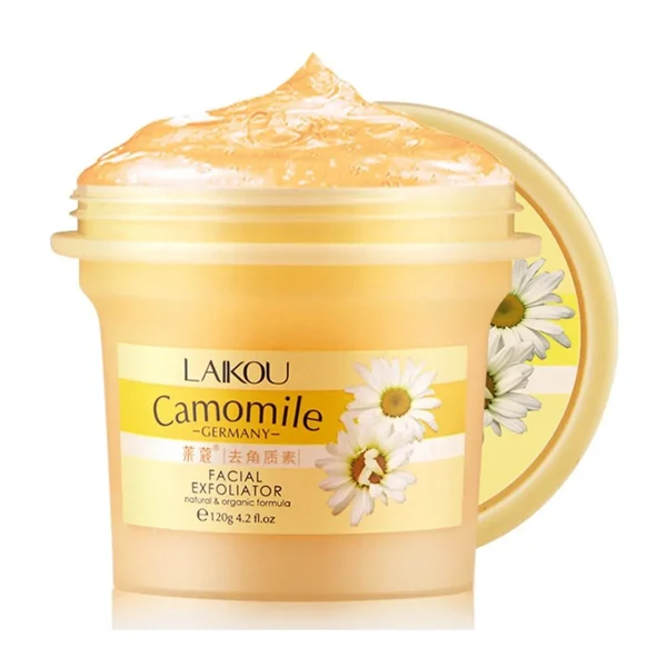 LAIKOU Camomile Facial Exfoliator Body Scrub (120gm)