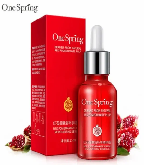 One Spring Red Pomegranate Nourishing Moisturizing Essence Serum (15ml)